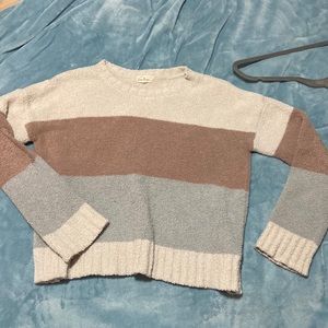 Oversized color block sweater